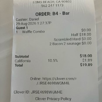 & Waffles - So very reasonably priced. - Breakfast & Brunch Near Me - Long Beach, California