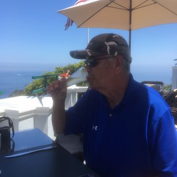 Mt Ada - The hubby enjoying Mumm Napa Brut....glass 3 or 4 - Bed & Breakfast Near Me - Avalon, California Mt Ada - The hubby enjoying Mumm Napa Brut....glass 3 or 4 - Bed & Breakfast Near Me - Avalon, California