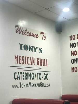 Menu photo 8 Tony's Mexican Grill Sherman Oaks, CA