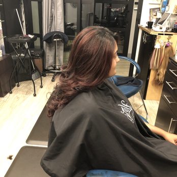 Zolf Salon - Red balayage side view - Hair Stylists Near Me - San Ramon, California Zolf Salon - Red balayage side view - Hair Stylists Near Me - San Ramon, California