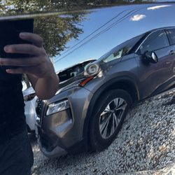 Off the Hook Auto Accessories - BEFORE dent repair pic #2