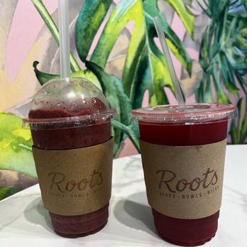 Roots - Vanilla Bomb Smoothie and Beet the Heat Juice - Acai Bowls Near Me - Rehoboth Beach, Delaware Roots - Vanilla Bomb Smoothie and Beet the Heat Juice - Acai Bowls Near Me - Rehoboth Beach, Delaware