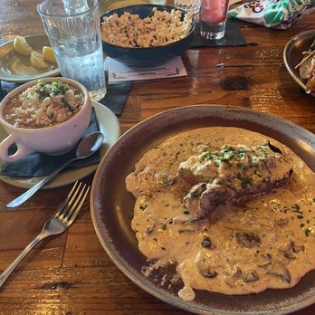 The Parish - Johnny Steak and Frites Dinner but with gumbo - Gastropubs Near Me - Tucson, Arizona