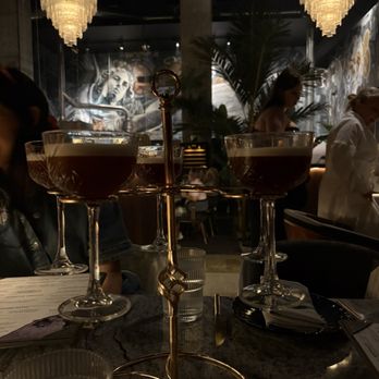 V Modern Italian - Espresso martini tower - Italian Near Me - Nashville, Tennessee