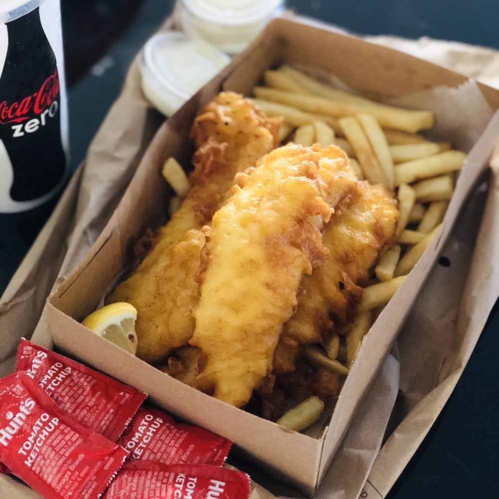The Chippy Fish & Grill - Fried Fish & Chips (fries) - American Near Me - Anaheim, California