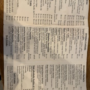 The Spot - Menu - Bars Near Me - Madras, Oregon