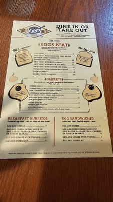 Menu photo 2 Eggs N'at Coraopolis, PA