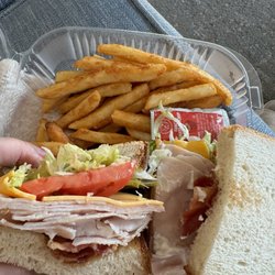 Cocina Cibola - Turkey Club & large fries
