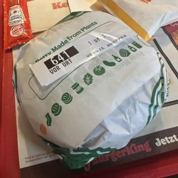 BURGER KING - Veggie whopper