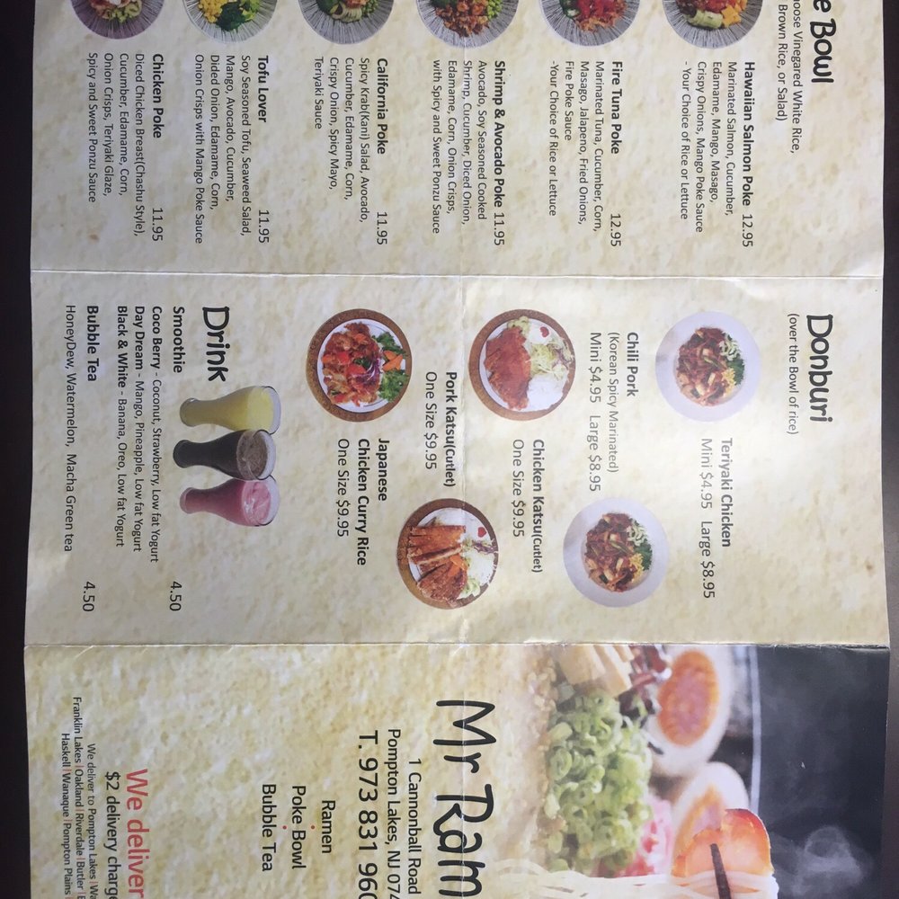 Mr. Ramen - The menu - Ramen Near Me - Pompton Lakes, New Jersey Mr. Ramen - The menu - Ramen Near Me - Pompton Lakes, New Jersey