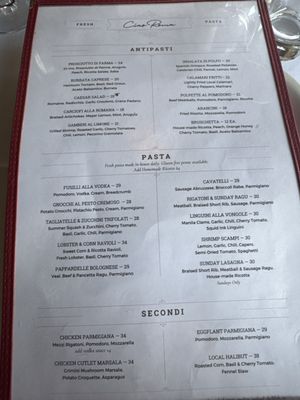 Menu photo 1 Ciao Roma Boston, MA