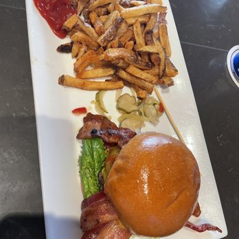 Loyal Tavern - Double BBQ Bacon Burger - Sports Bars Near Me - Roswell, Georgia