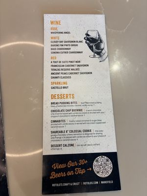 Menu photo 2 Rotolo's Craft & Crust Mansfield, TX Menu photo 2 Rotolo's Craft & Crust Mansfield, TX