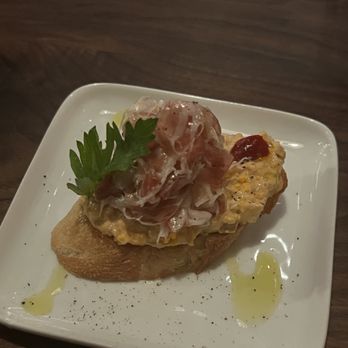 Casa de Raku - Ham & egg salad pincho - Tapas Bars Near Me - Las Vegas, Nevada Casa de Raku - Ham & egg salad pincho - Tapas Bars Near Me - Las Vegas, Nevada