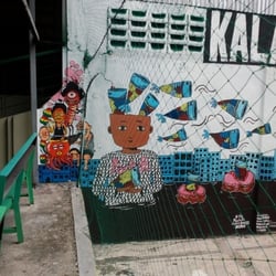 Kalayaan College - Murals on the 1/3rd basketball court