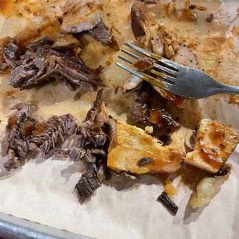 Gettin' Basted - My yummy brisket almost done with my plate - Barbeque Near Me - Branson, Missouri