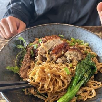 Noodle Station - Duck with Dry Noodle - Asian Fusion Near Me - Daly City, California Noodle Station - Duck with Dry Noodle - Asian Fusion Near Me - Daly City, California