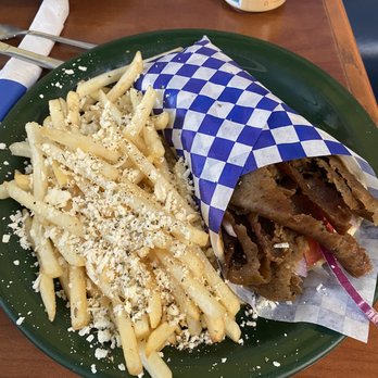 Athina Grill - Gyro Pita Sandwich & Greek Fries at Athina Grill - Greek Near Me - Seattle, Washington