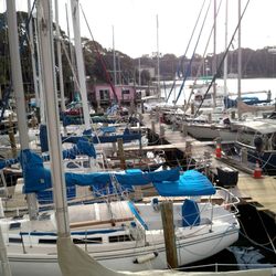 A picture of the marina.