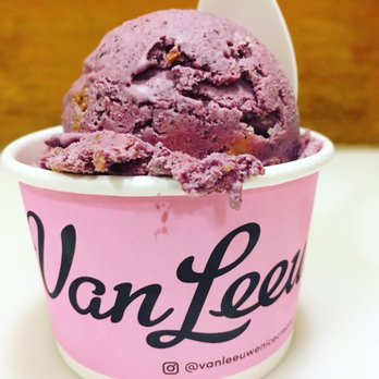 Van Leeuwen - Blueberry Pie Ice Cream - Coffee & Tea Near Me - Brooklyn, New York