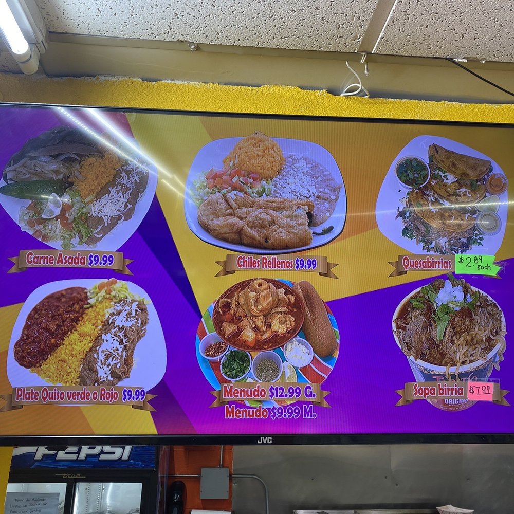 a menu for a mexican restaurant a menu for a mexican restaurant