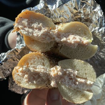 My Three Sons Bagel Cafe - Mini everything bagel with lox spread - Bagels Near Me - Stewart Manor, New York My Three Sons Bagel Cafe - Mini everything bagel with lox spread - Bagels Near Me - Stewart Manor, New York