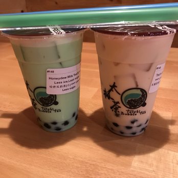 Tai Chi Bubble Tea - Honeydew Milk Tea + Tai Chi Milk Tea - Bubble Tea Near Me - Tonawanda, New York