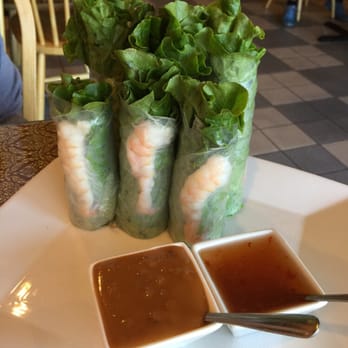 Thai Table Time - Fresh spring rolls with shrimp - Thai Near Me - Oceanside, California Thai Table Time - Fresh spring rolls with shrimp - Thai Near Me - Oceanside, California