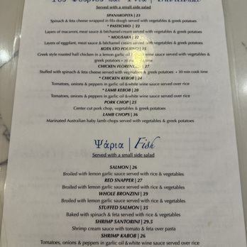 Taso's Greek Taverna - Menu - Greek Near Me - Delray Beach, Florida