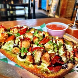 Trap Door Brewery - Special of the day: chicken pesto pan pizza