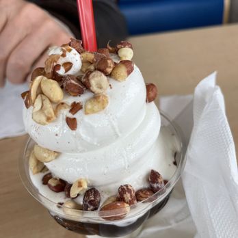 Dairy Queen Grill & Chill - Hot fudge sundae with peanuts - Fast Food Near Me - Las Cruces, New Mexico Dairy Queen Grill & Chill - Hot fudge sundae with peanuts - Fast Food Near Me - Las Cruces, New Mexico