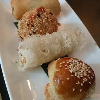 Yauatcha City - Next up: fried dim sum selection (including the most amazing prawn toast ever!) - Dim Sum Near Me - London, XGL