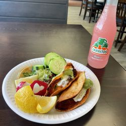 Chaguitos Tacos  - Eating lunch