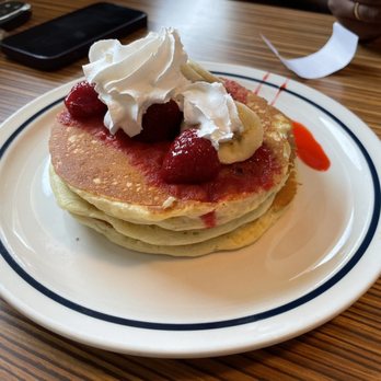 IHOP - Strawberry Banana Pancakes - Breakfast & Brunch Near Me - Greenwood Village, Colorado