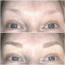 That Face Those Brows DTLA - Before and after