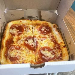 Spanish Town Market & Cofe - Personal pepperoni pizza ($8)