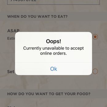 Blaze Pizza - After all the time we spent trying to use this app, we got this error message. Incredibly frustrating! - Salad Near Me - Monrovia, California Blaze Pizza - After all the time we spent trying to use this app, we got this error message. Incredibly frustrating! - Salad Near Me - Monrovia, California
