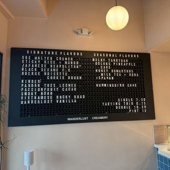 Wanderlust Creamery - Menu - Ice Cream & Frozen Yogurt Near Me - Torrance, California Wanderlust Creamery - Menu - Ice Cream & Frozen Yogurt Near Me - Torrance, California