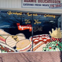 Agamie Gourmet Delicatessen & Caterers - Front of Agamie Deli.