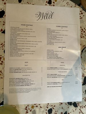 Menu photo 7 The Wild Denver, CO Menu photo 7 The Wild Denver, CO