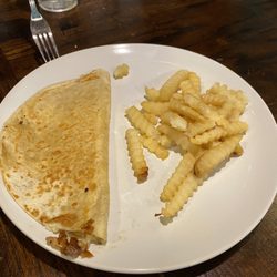 Royal Tacos & Mexican Grill - Kids cheese quesadilla with fries
