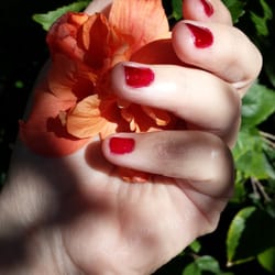 Asia Nails - My red nails.