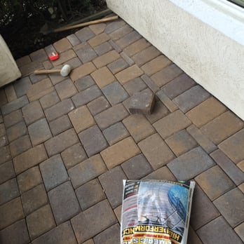 Mr. Pavers - My front porch before I complained. Uneven placement and cuts. - Masonry/Concrete Near Me - San Ramon, California Mr. Pavers - My front porch before I complained. Uneven placement and cuts. - Masonry/Concrete Near Me - San Ramon, California