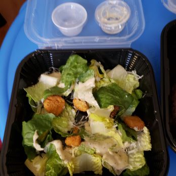 Outback Steakhouse - 4 croutons and two leaves of romaine cut in chunks - Steakhouses Near Me - Paducah, Kentucky Outback Steakhouse - 4 croutons and two leaves of romaine cut in chunks - Steakhouses Near Me - Paducah, Kentucky
