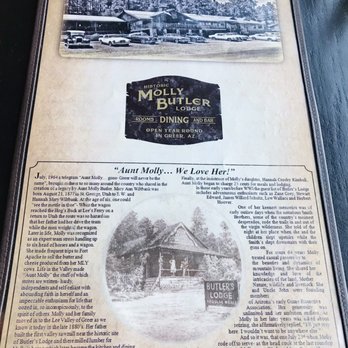 Molly Butler’s - Menu story - Steakhouses Near Me - Greer, Arizona