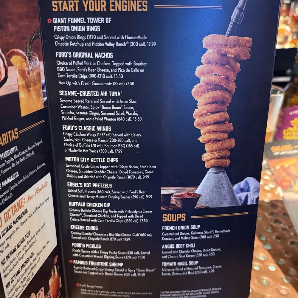 Ford's Garage - Menu - American Near Me - Lexington, Kentucky Ford's Garage - Menu - American Near Me - Lexington, Kentucky