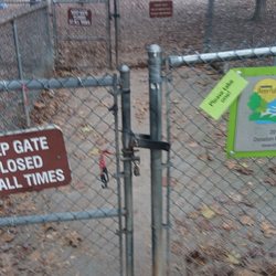 Millbrook Exchange Dog Park - A nice double gated concrete entry area