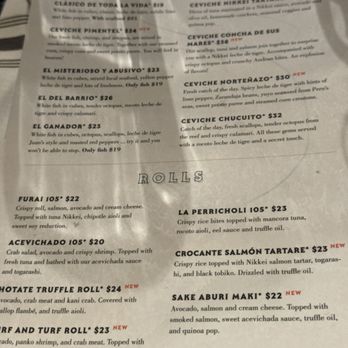 CVI.CHE 105 - Menu4 - Peruvian Near Me - Miami, Florida