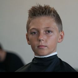Cool kids cut @mentredzbarbershop