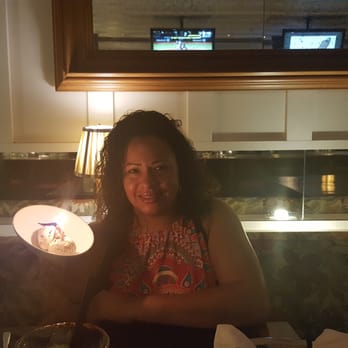 Avalon Grille - Birthday ice cream. Too full to enjoy it - New American Near Me - Avalon, California